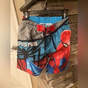 Boy’s Marvel Spider man swim trunks small